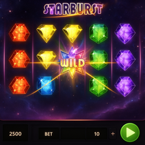 HappySlots - Starburst Slot Game - Classic Retro Vibes